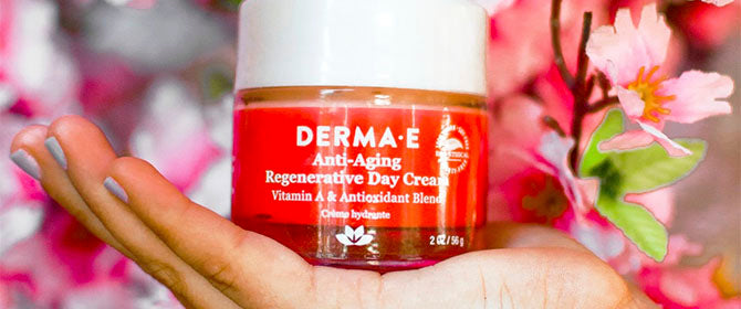 Close up of Derma E Anti-Aging Day Cream